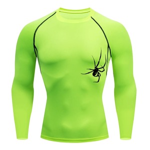 2025 nouveau imprimé Rash Guard hommes personnaliser imprimé manches longues chemise élégant été respirant Jogging porter - Product Image 4