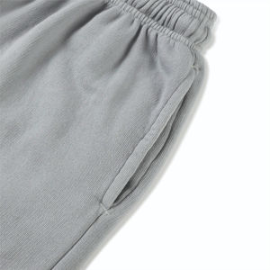 Pantalones cortos deportivos de algodón 100% de peso pesado al por mayor, pantalones cortos deportivos de felpa francesa transpirables para el sudor, pantalones cortos de entrenamiento para correr para hombre - Product Image 2