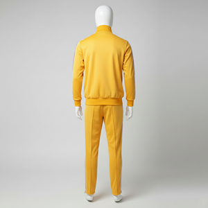 Survêtement uni de haute qualité de marque avec logo personnalisé à bande latérale/Survêtement chaud/Survêtement blanc Survêtements de jogging - Product Image 4