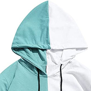 Nouveau sweat à capuche zippé en polaire uni pour homme – Blouson à fermeture éclair – Sweatshirts et sweats à capuche pour homme - Product Image 6