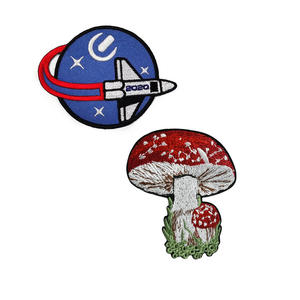 Parche bordado de hierro personalizado OEM logotipo personalizado diseño de dibujos animados único parches de hierro bordados al por mayor - Product Image 4