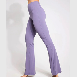 Wholesale Effortless Flare <b>Leggings</b> Figure Flattering Hip Seam High Waist & Active Wear Fashion Gym Flared <b>Women</b> <b>Leggings</b> - Product Image 1