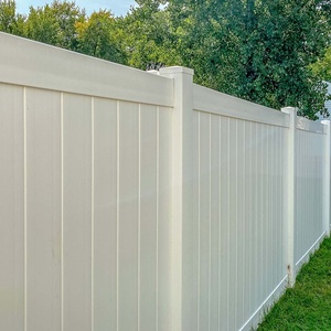 Recinzione in PVC Bianco per Giardino, Muro in PVC da 8 Piedi - Product Image 4