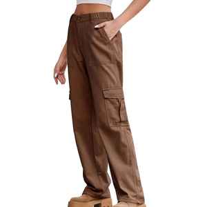 Pantalons cargo OEM personnalisés avec plusieurs poches utilitaires, coupe ample, tissu de qualité supérieure, parfait pour la mode streetwear moderne - Product Image 2