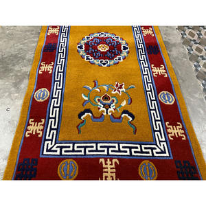 Alfombras de Lana de Alta Calidad Hechas a Mano, Estilo Turco Oushak, de Pelo Corto, Antideslizantes, Lavables, Decoración para el Hogar, Sala de Estar - Product Image 3