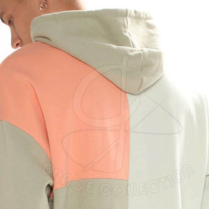 เสื้อฮู้ดไหล่ตกแฟนซีของผู้หญิงสไตล์ใหม่ผ้าฝ้าย100% สีพื้นเสื้อฮู้ดของผู้ชายสำหรับปกเสื้อมีฮู้ดในฤดูหนาว - Product Image 4