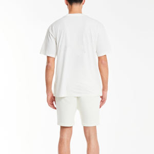 Conjunto Deportivo Transpirable de Verano para Hombre, Camiseta de Manga Corta y Pantalones Cortos, 2 Piezas, Cuello Redondo, Algodón, para Entrenamiento, Gimnasio, Correr - Product Image 2