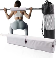 Coussin de protection pour haltères en néoprène personnalisé, antidérapant, réglable, épaisseur 25 mm, protection avancée pour squats, fentes d'aine, cou et épaules