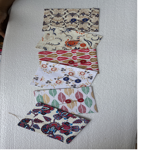 Custom Made in Floral Designed Cotton Wooden Block Printed Envelopes and Cotton Block Printed Pouch for Packaging - Product Image 2