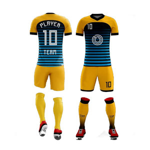 ชุดฟุตบอลสำหรับผู้ชายชุดฟุตบอลสำหรับผู้ชายแขนสั้นแห้งเร็วสวมใส่สบายทำจากโรงงาน - Product Image 6