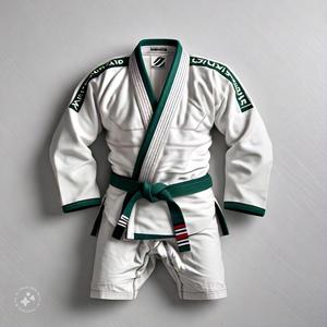 Uniforme de Jiu Jitsu Brasileño de Algodón Sostenible de Alta Calidad al por Mayor, Logotipo Personalizado, Ropa de Artes Marciales BJJ, Color Personalizado - Product Image 3