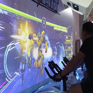 Sistem permainan proyeksi sepeda interaktif pintar, untuk latihan kamp olahraga dan bermain remaja - Product Image 3