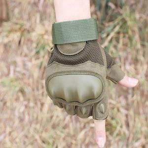 Gants tactiques d'hiver à demi-doigts pour le sport en plein air, la moto, l'exercice, à usage quotidien, personnalisés, fonction écran tactile, antidérapants pour hommes - Product Image 5