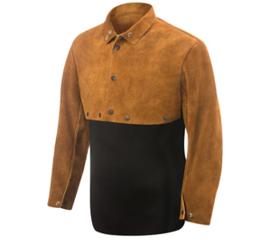 Welding Jacket / Split Leather Work Protection Personal Protective <b>Product</b> Personal <b>Safety</b> Welder Jacket - Product Image 4