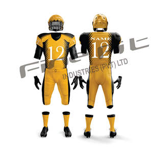 Maillot de football américain léger pour hommes Uniforme de l'équipe de jeunes avec design personnalisé respirant et grandes tailles Manches courtes - Product Image 6