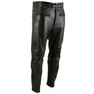 Pantalon en cuir véritable de haute qualité pour hommes Pantalon en cuir de couleur noire en peau de mouton au meilleur prix - Product Image 1