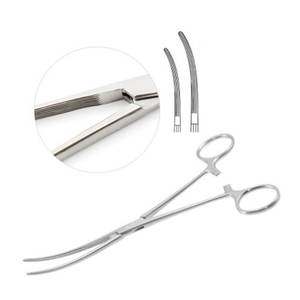 Bainbridge คีมสเตนเลสโค้ง7 1/4นิ้วเครื่องมือผ่าตัดทางการแพทย์สัตวแพทย์เครื่องมือจัดการเนื้อเยื่อใช้งานทั่วไป - Product Image 1