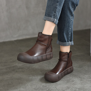 Bottes hautes d'hiver pour femmes, doublées de fourrure chaude, isolées, imperméables, pour le froid, bottes hautes pour femmes, bottes de pluie - Product Image 1