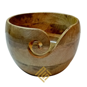 Artículo hecho a mano Diseño único Producto estándar superior Cuenco de hilo Madera Mango Pino Sheesham Acacia Teca Haya Artículo decorativo para el hogar - Product Image 2