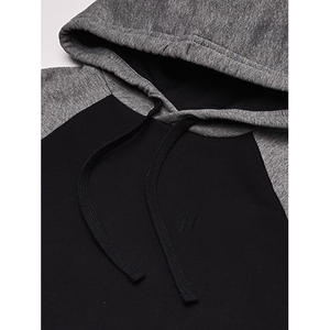 เสื้อมีฮู้ดผ้าคอตตอนสองสีสำหรับผู้ชายเสื้อแนวสตรีทแวร์ผ้าคอตตอน100% งานปักตามสั่ง - Product Image 6