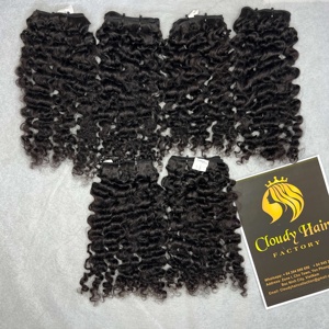 Paquetes rizados birmanos camboyanos de envío rápido, cabello humano crudo de proveedor de cabello vietnamita, cabello alineado con cutícula - Product Image 6