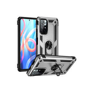 Coque arrière de protection en silicone liquide JoieCreatif Vega pour téléphone portable Xiaomi Poco M4 Pro 5G et 4G en gris - Product Image 1