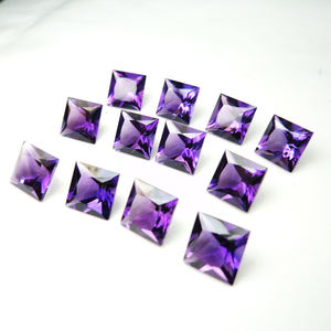 พลอยอเมทิสต์สีม่วงธรรมชาติอัญมณีหลวมเกรดอเมทิสต์สีม่วงอัญมณีล้ำค่าสำหรับใช้ทำเครื่องประดับ - Product Image 3
