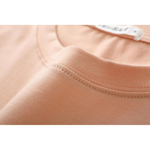 T-shirt à manches courtes col rond pour homme, couleur unie, coton doux pêche, respirant, Trackstar OEM Private Label TSI-G05-P0310 - Product Image 3