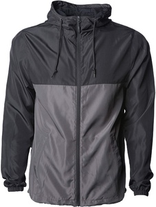 Personnalisable hommes col montant veste de pluie hommes Sport extérieur imperméable coupe-vent veste à capuche noir mode personnalisé Logo2026 - Product Image 3