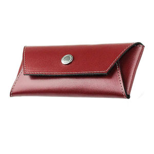 Caja plegable para gafas triangulares para hombres y mujeres, caja de gafas de sol de cuero Pu impermeable hecha a mano, caja de almacenamiento plegable de alta calidad - Product Image 3