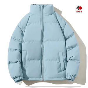 Veste matelassée décontractée pour homme Ryan Pro Gear, fermeture éclair, capuche, unie, imperméable et coupe-vent - Product Image 1