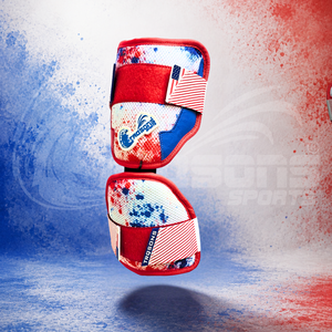 Protector de Codo Extendido PRO-Custom Series con Diseño de Bandera Estadounidense, Correa Única y Protección para el Antebrazo para Deportes con Pelota - Product Image 2
