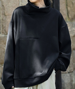 Venta caliente Drop-Shoulder & Oversized Women's Hoodies con elegante sudadera de mujer para Casual Streetwear Fashion - Product Image 5
