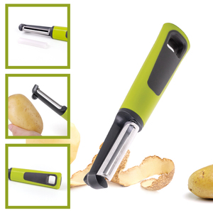 Stainless Steel Vegetable Peeler Non Slip Handle Fruit Potato Peeler <b>Kitchen</b> <b>Gadget</b> For Home Cooking - Product Image 3