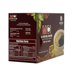 Wholesale Fine Quality 1 1/2 Gr/sachet Café instantané Boissons du matin Boîte Emballage Sucre caféiné aromatisé certifié Halal - Product Image 4