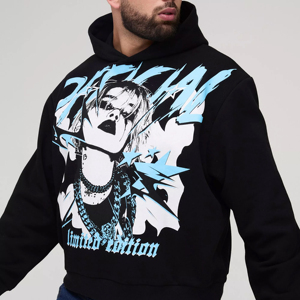 Oferta Especial: Sudadera con Capucha para Hombre, Nueva Colección de Invierno, Impresión Digital, Transpirable, Felpa, Corte Holgado, Producto de Moda - Product Image 2