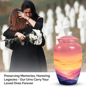Mountains Funeral <b>Large</b> <b>Urns</b> for Human Ashes - Product Image 3