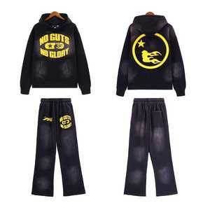 Men Heavyweight High Quality Comfortable Street Wear Tracksuit Apparel Clothing 400GSM <b>Printing</b> Tracksuit For Men & Women - Product Image 1