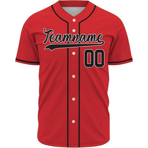 OEM Men's Baseball Jerseys <b>High</b> Quality Sportswear with Custom Logo Breathable New Design Wholesale Softball Jerseys - Product Image 5