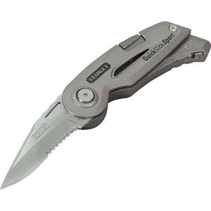 Cuchillo deportivo Quickslide II con hoja trapezoidal de 120 mm de longitud, serie SB STANLEY - Product Image 1