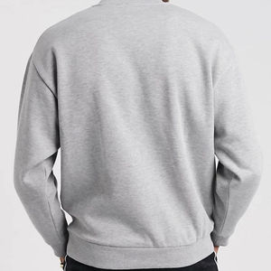 Prix de gros, sweat-shirts pour hommes 100% coton, fabrication sur mesure, différents designs personnalisés, motif uni, vêtements décontractés les plus vendus - Product Image 2