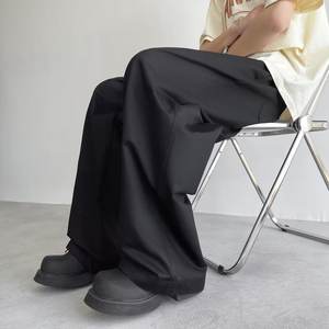 Pantalon formel élégant pour homme, couleur personnalisée, léger, en laine, tendance, coupe régulière, respirant, coupe-vent, mi-long - Product Image 6