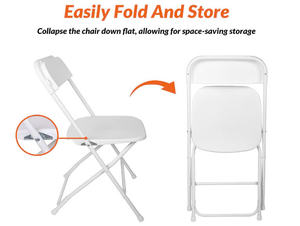 เก้าอี้ชายหาดทำจากเรซินสีขาวสไตล์วิมเบิลดันแบบพกพาสำหรับห้องนั่งเล่นสวนรับประทานอาหารในงานแต่งงาน - Product Image 4