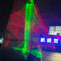 Projecteur d'effets laser Aurora 3W 5W pour intérieur, lumière colorée à ondulations d'eau, pour la décoration de fêtes et de salles KTV
