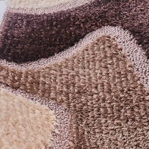 Alfombra Turca de Poliéster Afelpada Adiva, Tejida en Jacquard, de Pelo Alto para Sala de Estar y Dormitorio, Lavable, Antideslizante, Decoración del Hogar - Product Image 1