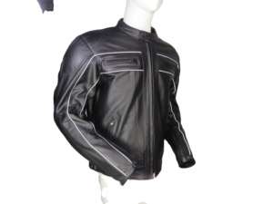 Unisex Leather Racing <b>Biker</b> <b>Jacket</b> Waterproof Windproof Breathable Color Blocked Custom Plus Size Motorbike Coat - Product Image 4