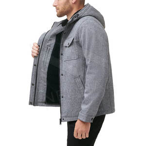 Chaqueta de Softshell personalizada para hombre, chaqueta de senderismo impermeable al por mayor - Product Image 4