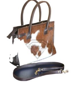Bolso de mano de piel de vaca para mujer al por mayor, bolso de mensajero para mujer con forma de luna, accesorio de hombro portátil para verano, otoño y primavera - Product Image 2