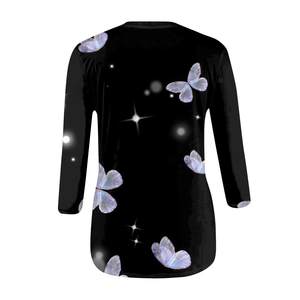 Camisetas ajustadas informales para mujer, Camiseta lisa de manga corta a la moda 2025 para mujer, Camiseta de algodón hecha a medida con MOQ bajo para mujer - Product Image 6