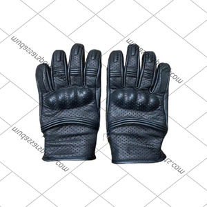 Nouvelle conception hiver cuir moto gants plein doigt écran tactile étanche auto-chauffant unisexe - Product Image 6